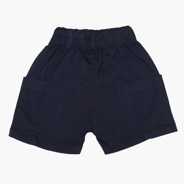 Boys Cotton Shorts - Navy Blue, Boys Shorts, Chase Value, Chase Value