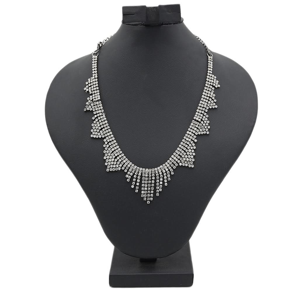 Women's Choker Set-Silver-A, Women, Jewellery Set, Chase Value, Chase Value