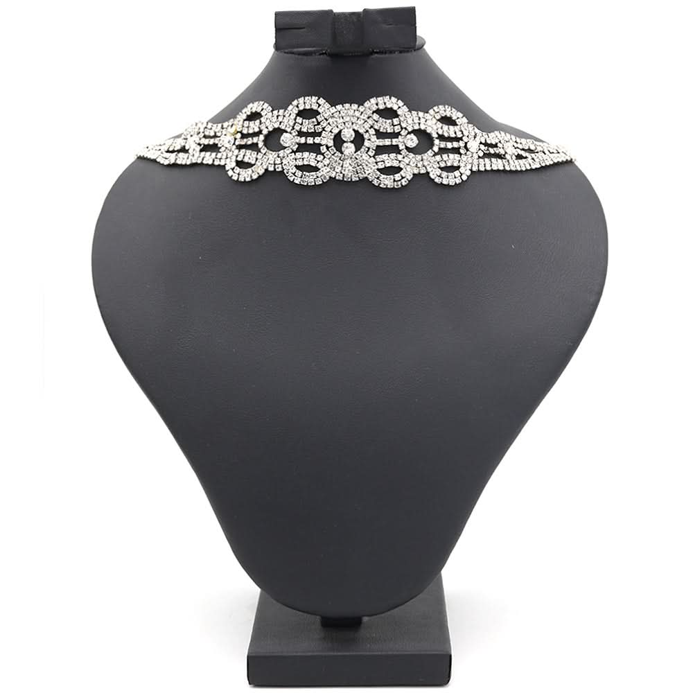 Women's Choker Set-Silver-C, Women, Jewellery Set, Chase Value, Chase Value