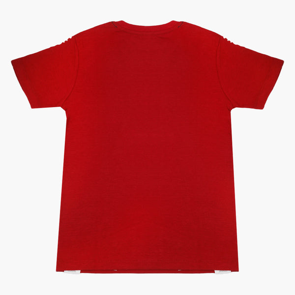 Eminent Boys Half Sleeves T-Shirt - Maroon, Boys T-Shirts, Eminent, Chase Value