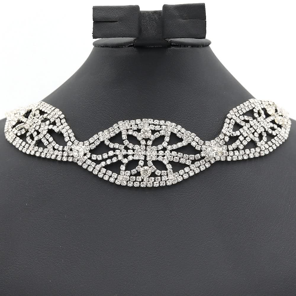 Women's Choker Set-Silver-D, Women, Jewellery Set, Chase Value, Chase Value