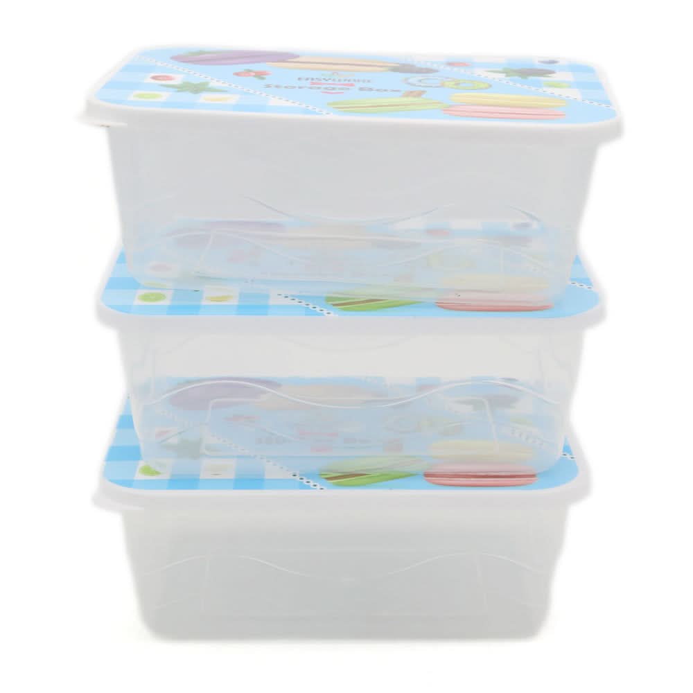 Storage Box 3 Pcs Set - Blue, Home & Lifestyle, Storage Boxes, Chase Value, Chase Value