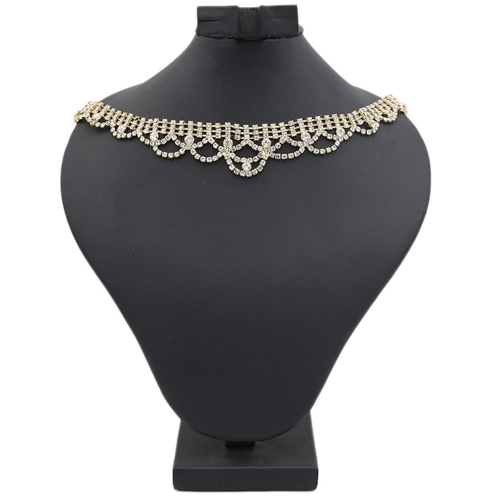Women's Choker Set-Golden-E, Women, Jewellery Set, Chase Value, Chase Value