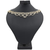 Women's Choker Set-Golden-E, Women, Jewellery Set, Chase Value, Chase Value