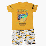 Boys Half Sleeves Suit - Yellow, Boys Sets & Suits, Chase Value, Chase Value