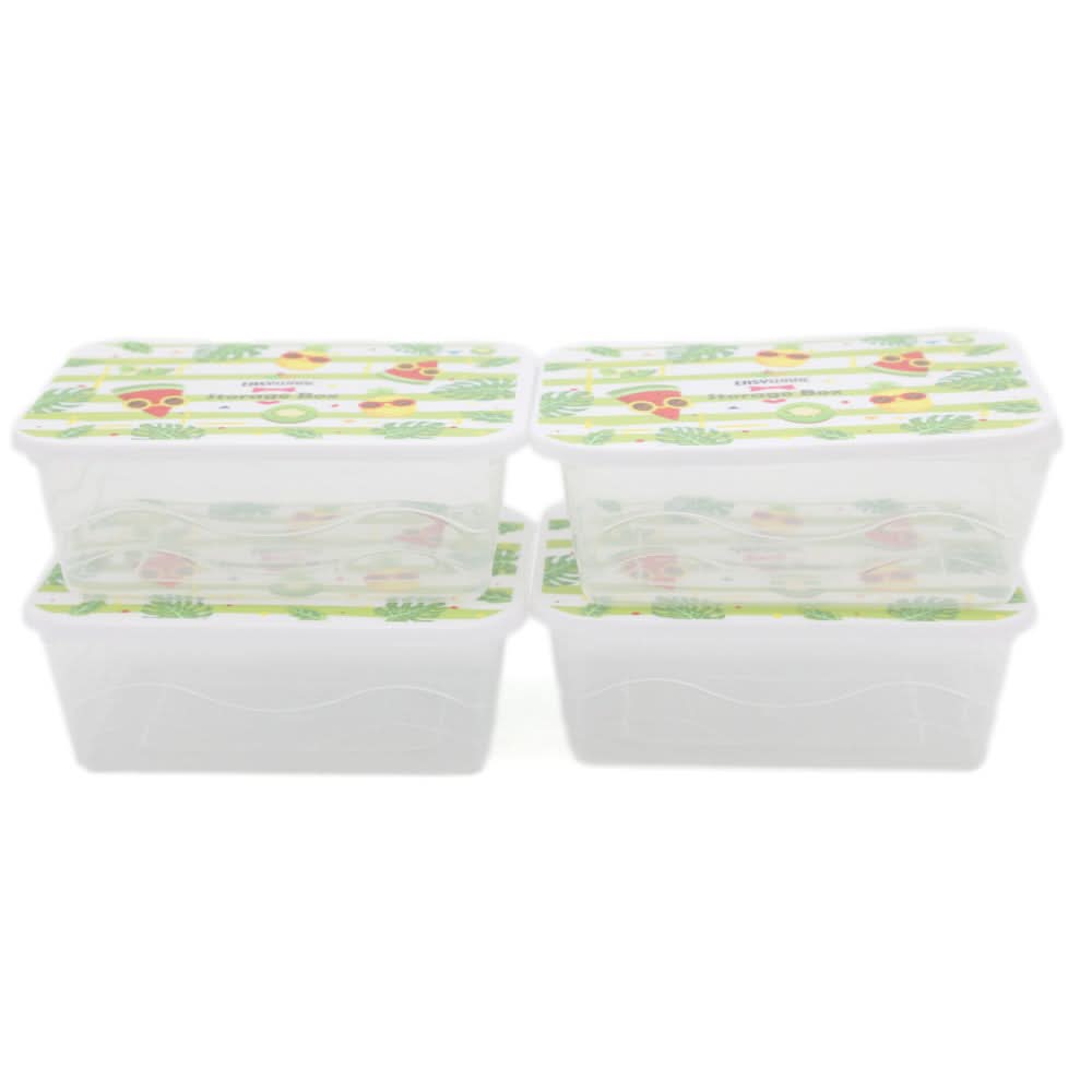Storage Box 4 Pcs Set - Green, Home & Lifestyle, Storage Boxes, Chase Value, Chase Value