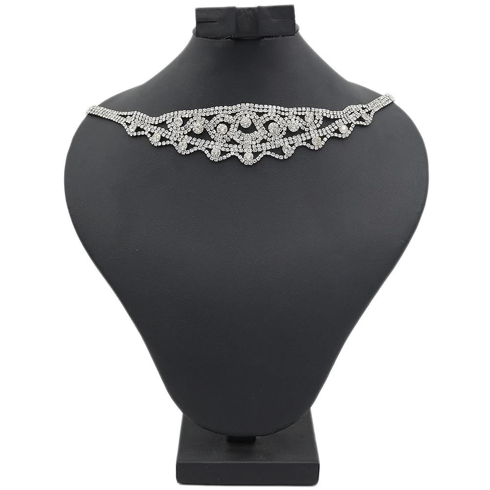 Women's Choker Set-Silver-F, Women, Jewellery Set, Chase Value, Chase Value