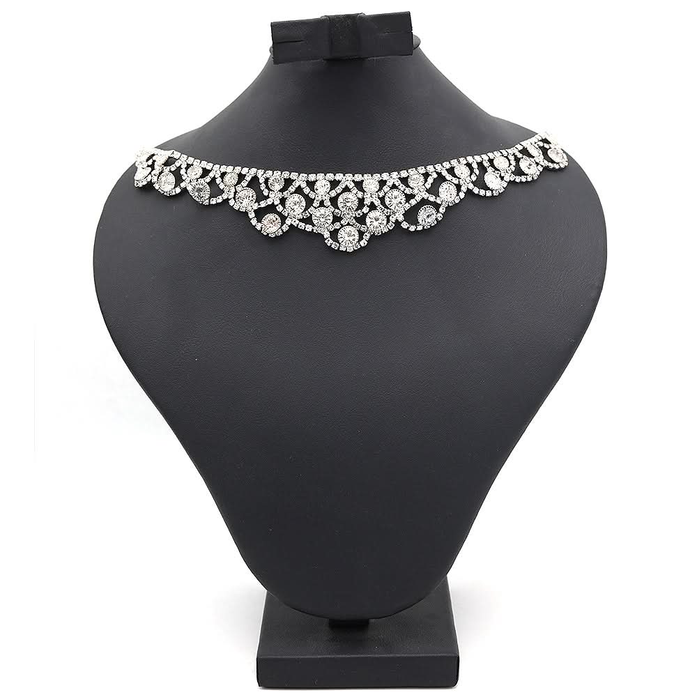 Women's Choker Set-Silver-G, Women, Jewellery Set, Chase Value, Chase Value