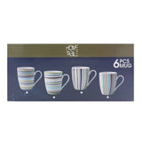 New Bone China Mug 6 Pieces Set - Multi, Home & Lifestyle, Glassware & Drinkware, Chase Value, Chase Value