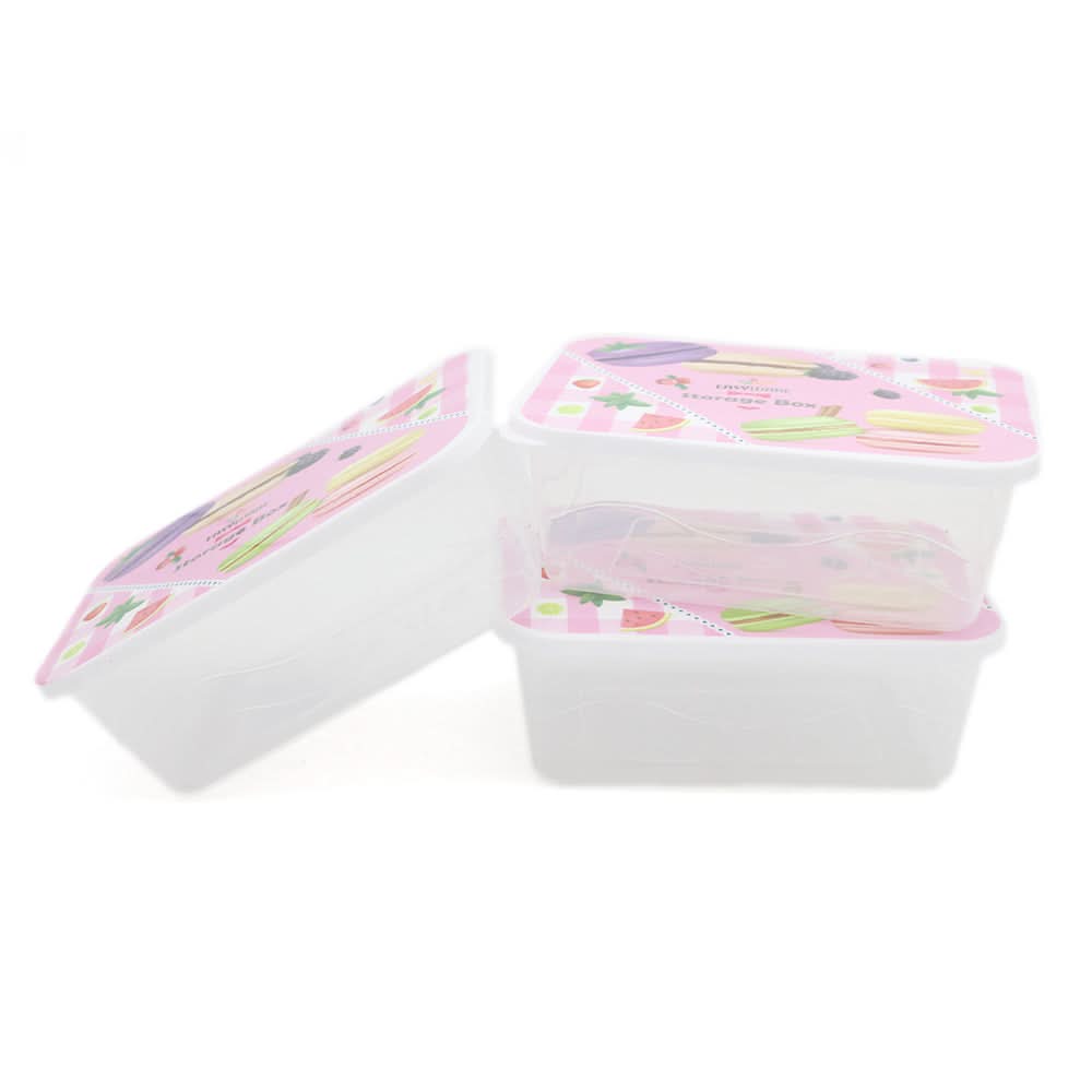 Storage Box 3 Pcs Set - Pink, Home & Lifestyle, Storage Boxes, Chase Value, Chase Value