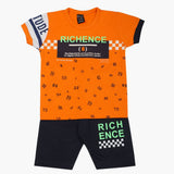 Boys Half Sleeves Suit - Orange, Boys Sets & Suits, Chase Value, Chase Value