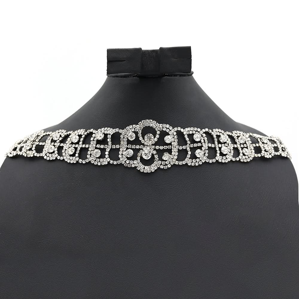 Women's Choker Set-Silver-H, Women, Jewellery Set, Chase Value, Chase Value