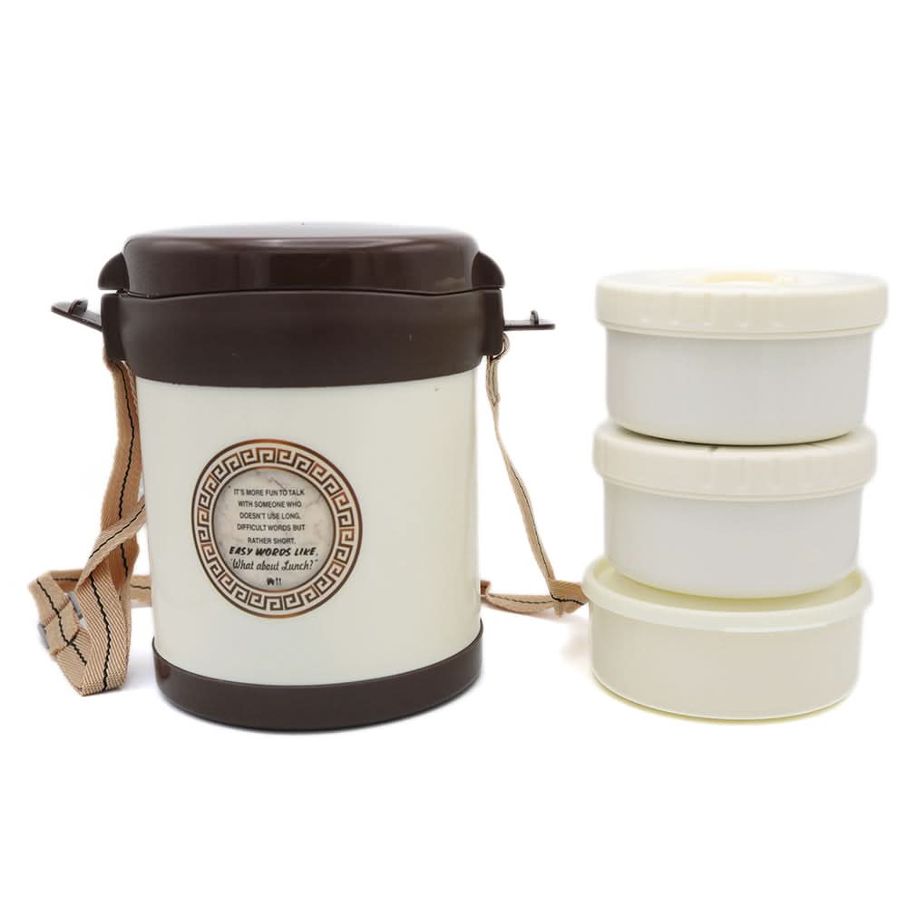 Partner Lunch Carrier New (Large) - Brown, Home & Lifestyle, Storage Boxes, Chase Value, Chase Value