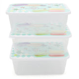 Storage Box 3 Pcs Set - Cyan, Home & Lifestyle, Storage Boxes, Chase Value, Chase Value