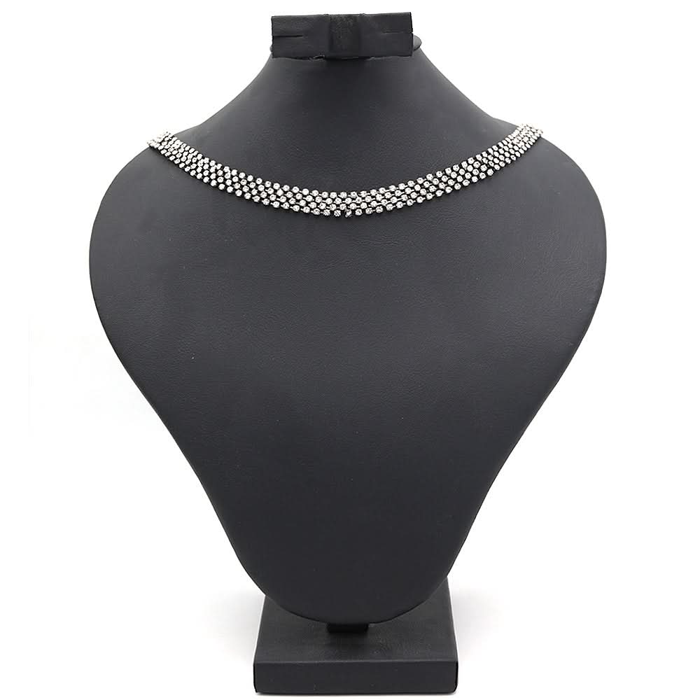 Women's Choker Set-Silver-I, Women, Jewellery Set, Chase Value, Chase Value