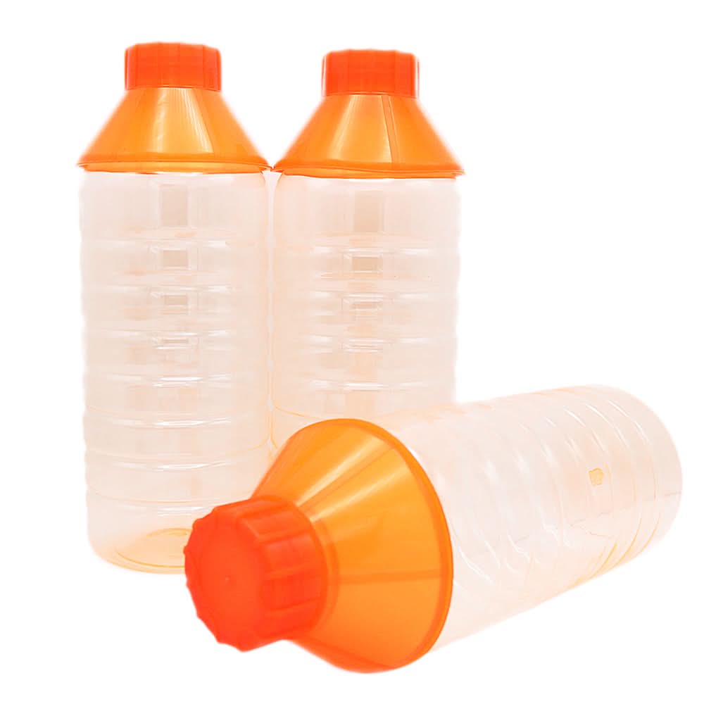 Glassy Water Bottle 3 Pcs - Orange, Home & Lifestyle, Glassware & Drinkware, Chase Value, Chase Value