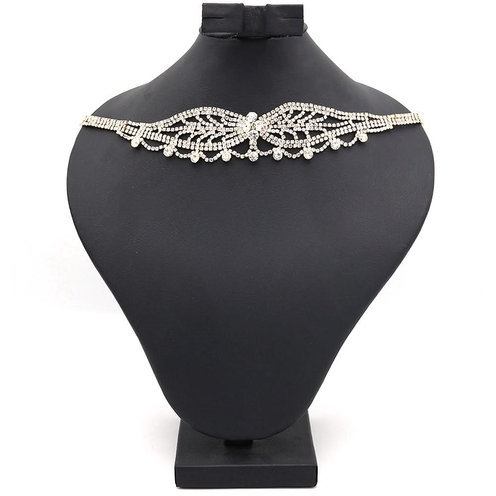 Women's Choker Set-Golden-J, Women, Jewellery Set, Chase Value, Chase Value
