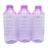 Glassy Water Bottle 3 Pcs - Purple, Home & Lifestyle, Glassware & Drinkware, Chase Value, Chase Value