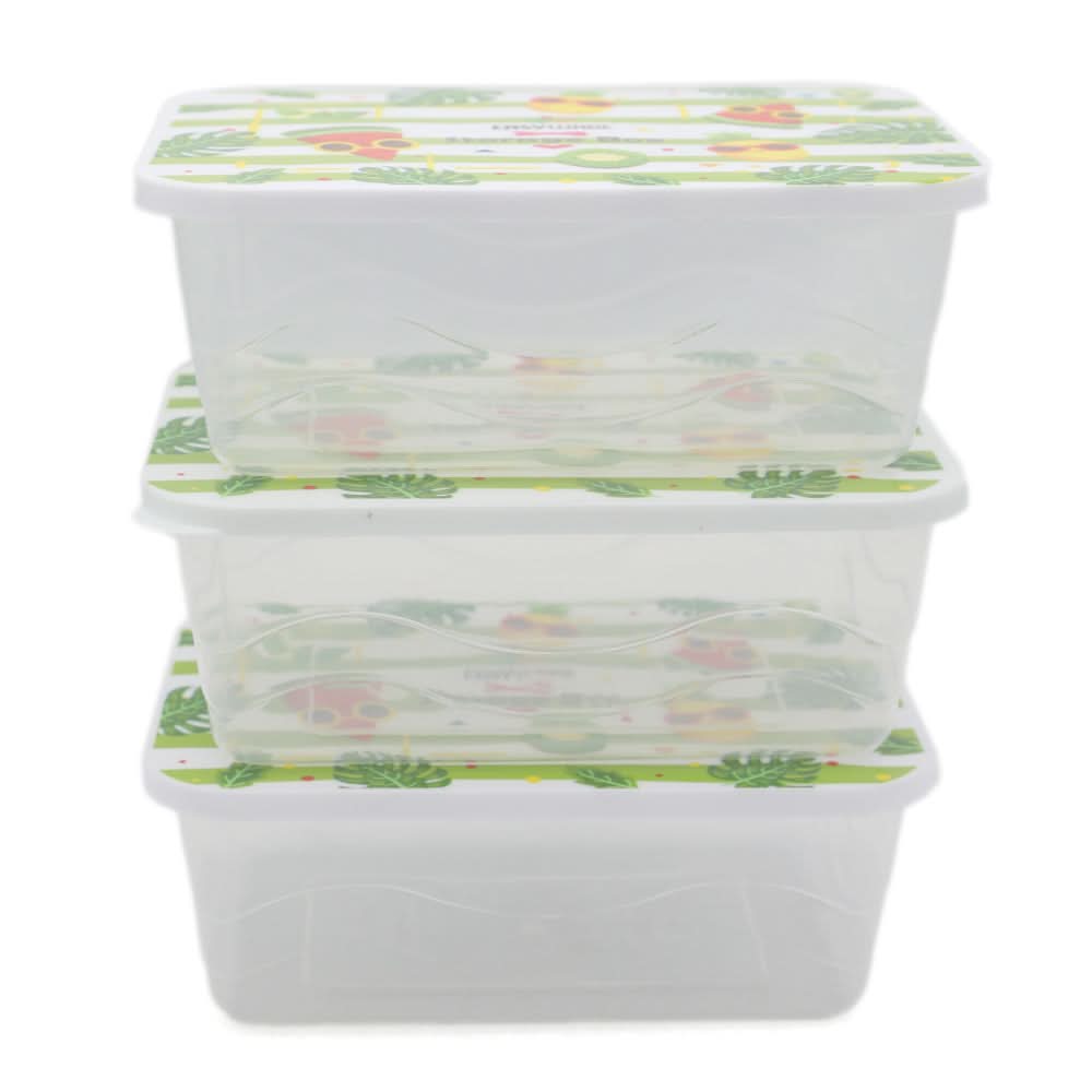 Storage Box 3 Pcs Set - Green, Home & Lifestyle, Storage Boxes, Chase Value, Chase Value