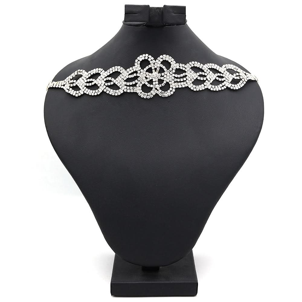 Women's Choker Set-Silver-K, Women, Jewellery Set, Chase Value, Chase Value