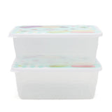 Storage Box 2 Pcs Set - Cyan, Home & Lifestyle, Storage Boxes, Chase Value, Chase Value