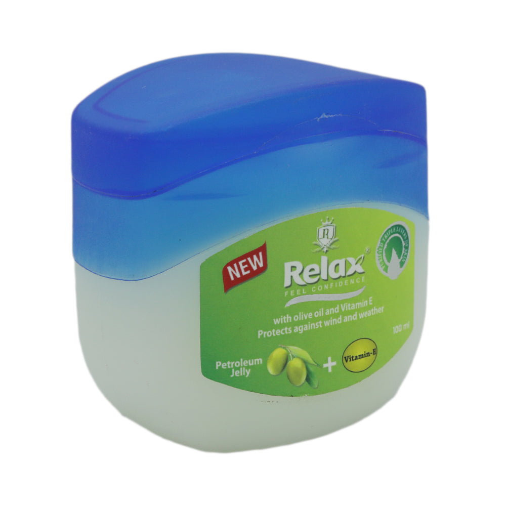 Relax Petroleum Jelly 100g - Olive, Beauty & Personal Care, Creams And Lotions, Relax, Chase Value