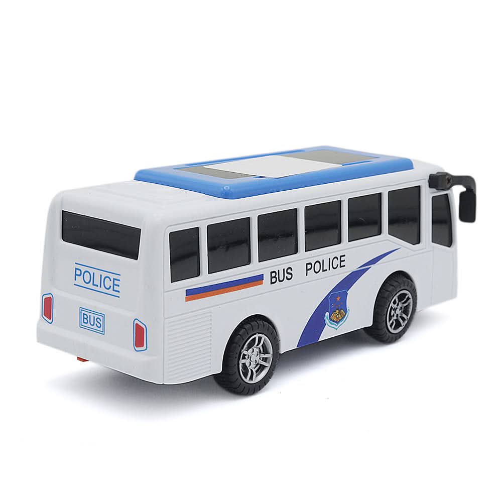 Police Bus With Light And Music 2276 - Multi, Kids, Non-Remote Control, Chase Value, Chase Value