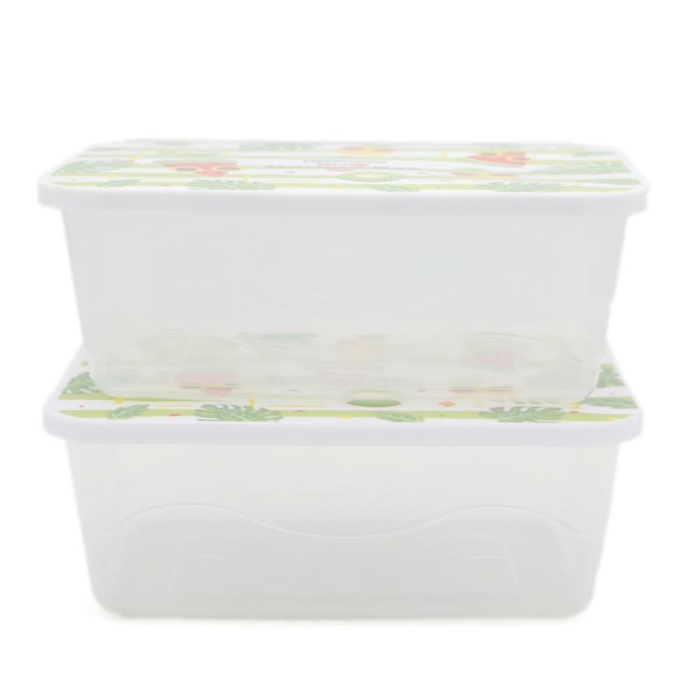 Storage Box 2 Pcs Set - Green, Home & Lifestyle, Storage Boxes, Chase Value, Chase Value