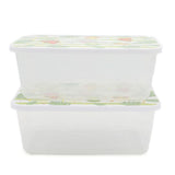 Storage Box 2 Pcs Set - Green, Home & Lifestyle, Storage Boxes, Chase Value, Chase Value