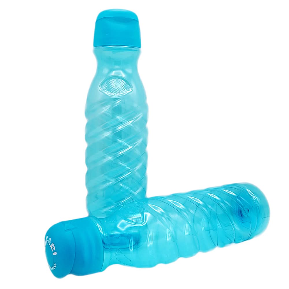 Flip Top Bottle 2 pcs Set - Blue, Home & Lifestyle, Glassware & Drinkware, Chase Value, Chase Value