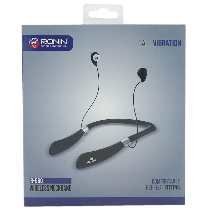 Ronin Wireless Neckband R-560 - Black, Home & Lifestyle, Hand Free / Head Phones, Chase Value, Chase Value