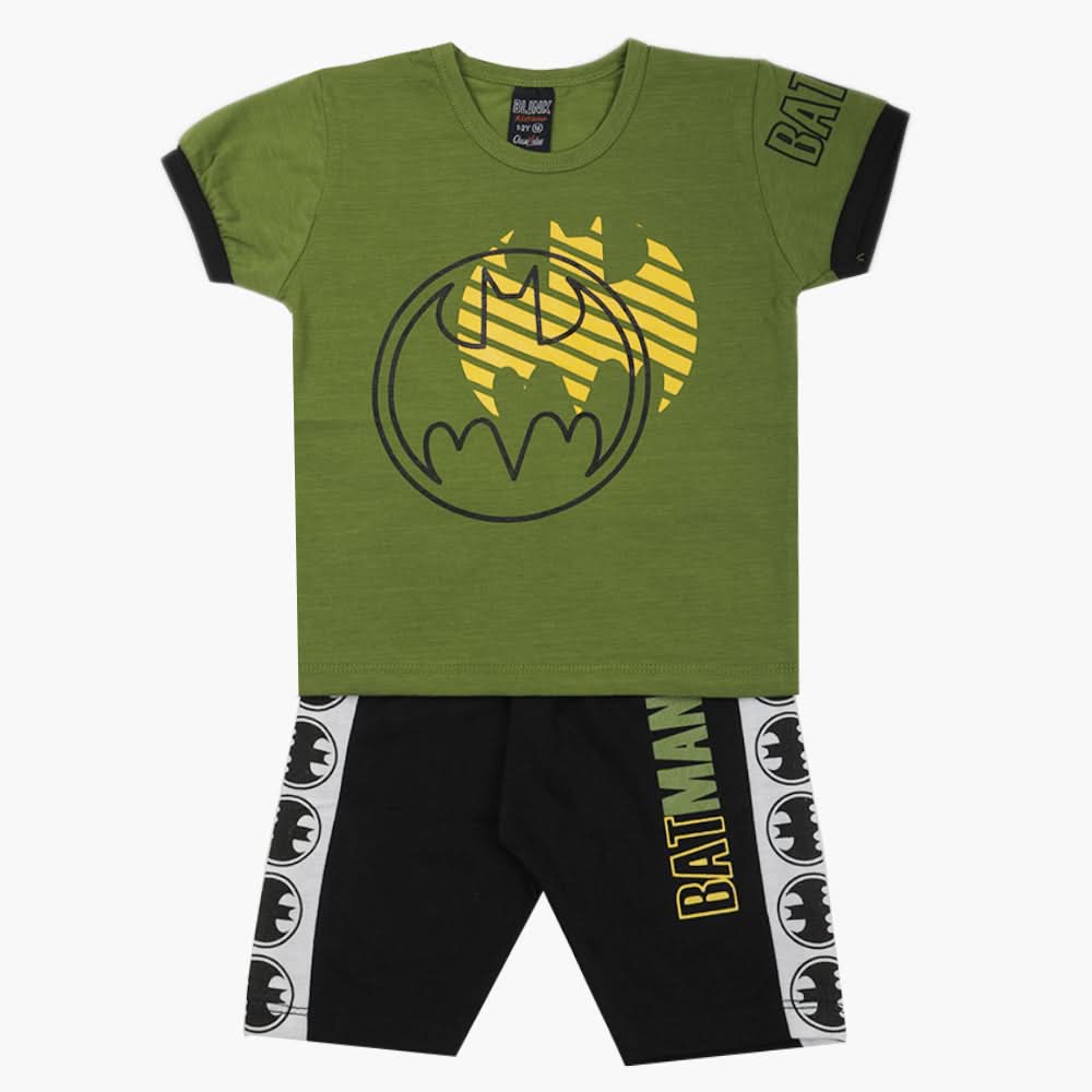 Boys Half Sleeves Suit - Green, Boys Sets & Suits, Chase Value, Chase Value