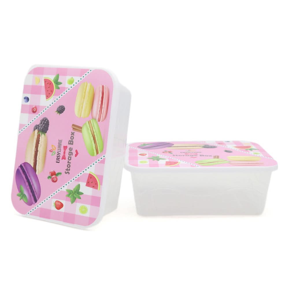 Storage Box 2 Pcs Set - Pink, Home & Lifestyle, Storage Boxes, Chase Value, Chase Value