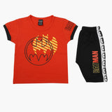 Boys Half Sleeves Suit - Red, Boys Sets & Suits, Chase Value, Chase Value