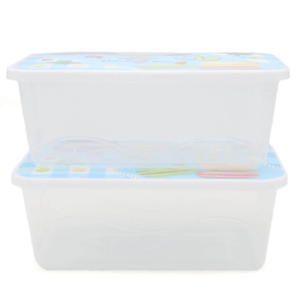 Storage Box 2 Pcs Set - Blue, Home & Lifestyle, Storage Boxes, Chase Value, Chase Value