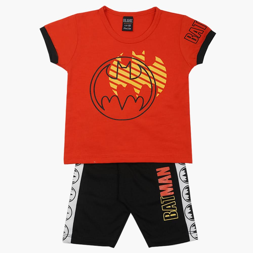 Boys Half Sleeves Suit - Red, Boys Sets & Suits, Chase Value, Chase Value
