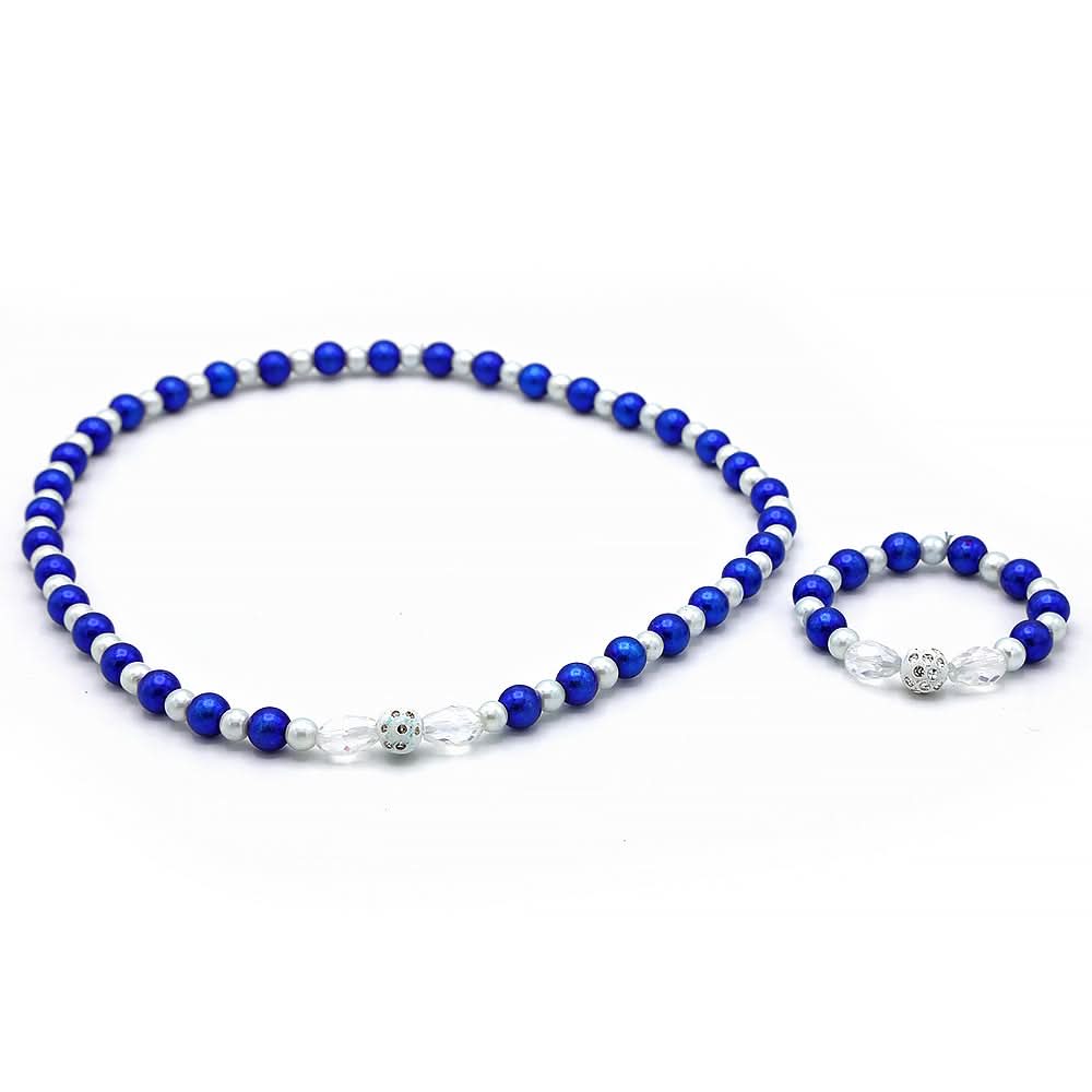 Girls Mala - Royal Blue, Kids, Necklace And Chains, Chase Value, Chase Value