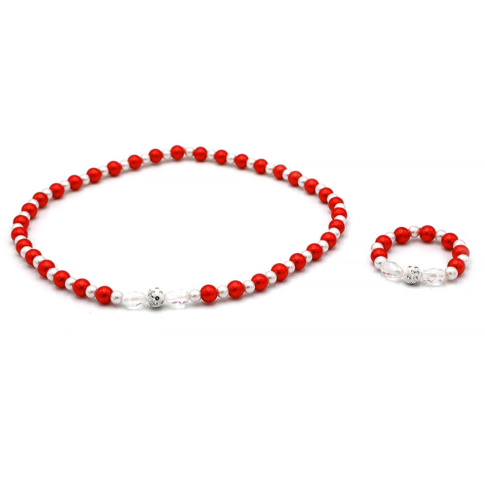 Girls Mala - Red, Kids, Necklace And Chains, Chase Value, Chase Value