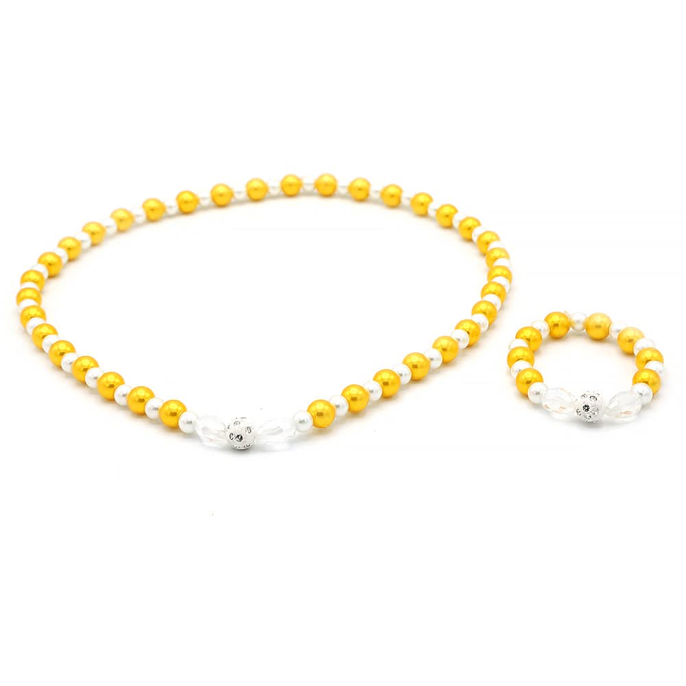 Girls Mala - Yellow, Kids, Necklace And Chains, Chase Value, Chase Value