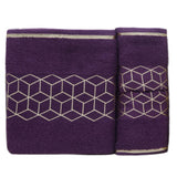 Towel Set 3 Pcs C.T - Dark Purple, Home & Lifestyle, Bath Towels, Chase Value, Chase Value