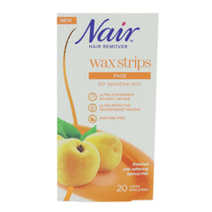 Nair Face Strips 20S ( Apricot ), Beauty & Personal Care, Hair Removal, Nair, Chase Value