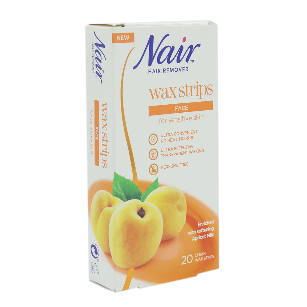 Nair Face Strips 20S ( Apricot ), Beauty & Personal Care, Hair Removal, Nair, Chase Value