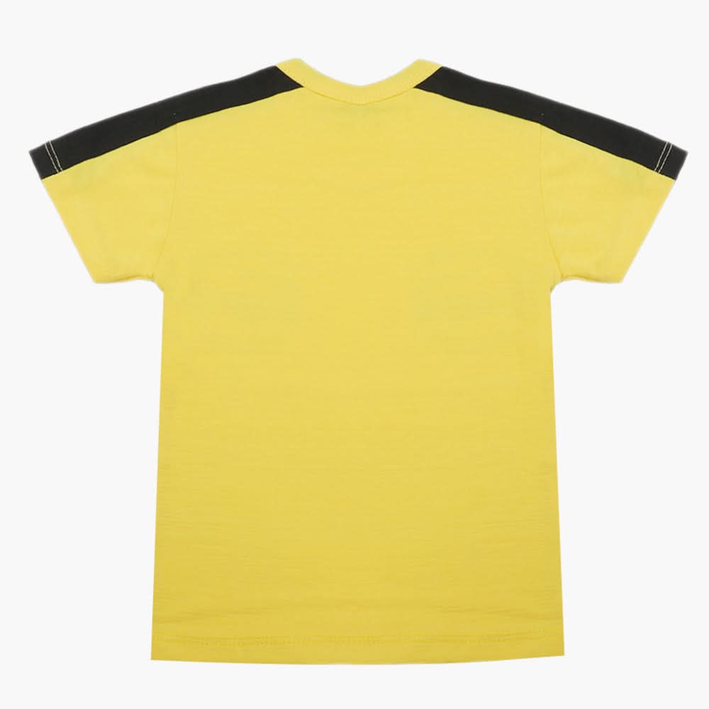 Boys Half Sleeves T-Shirt - Yellow, Boys T-Shirts, Chase Value, Chase Value