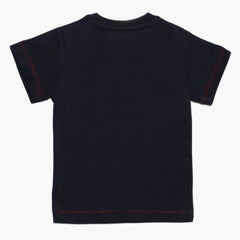 Eminent Boys Half Sleeves T-Shirt - Navy Blue, Boys T-Shirts, Eminent, Chase Value