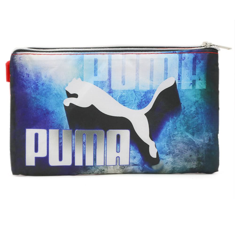 Pencil Pouch Two Zipper - Red, Kids, Pencil Boxes And Stationery Sets, Chase Value, Chase Value