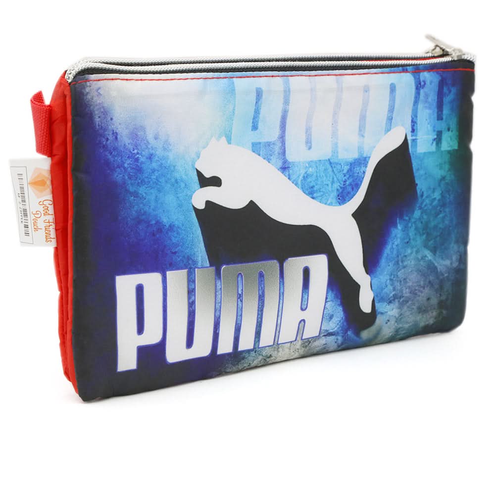 Pencil Pouch Two Zipper - Red, Kids, Pencil Boxes And Stationery Sets, Chase Value, Chase Value