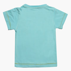 Eminent Boys Half Sleeves T-Shirt - Sky Blue, Boys T-Shirts, Eminent, Chase Value