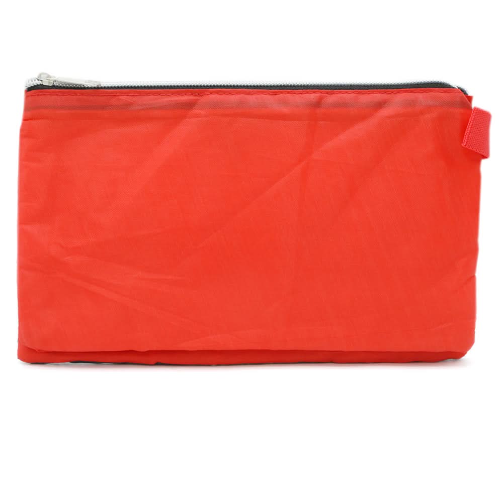 Pencil Pouch Two Zipper - Red, Kids, Pencil Boxes And Stationery Sets, Chase Value, Chase Value
