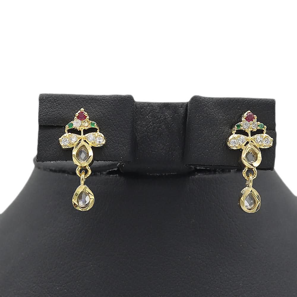 Women's American Diamond Jewelry Set - Golden, Women, Jewellery Set, Chase Value, Chase Value