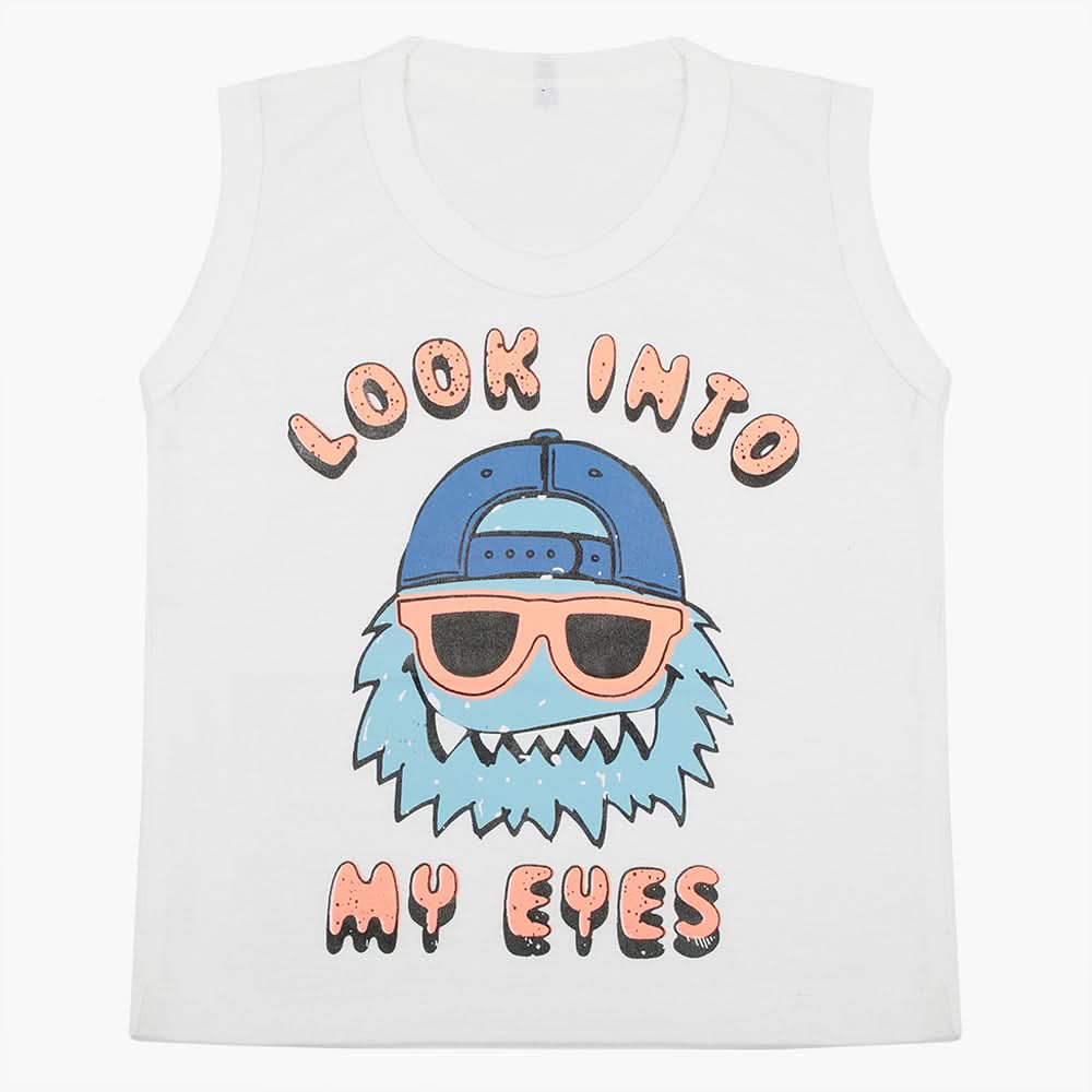 Boys Sando T-Shirt - White, Boys T-Shirts, Chase Value, Chase Value